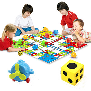 Parent-child game flying chess carpet