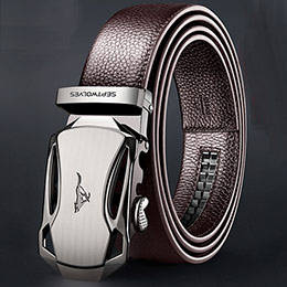 Dwustronny pasek ze skóry bydlęcej Septwolves