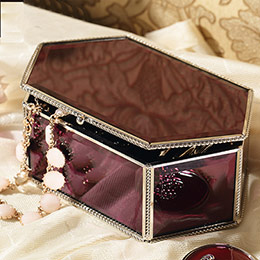 European style princess jewelry storage box