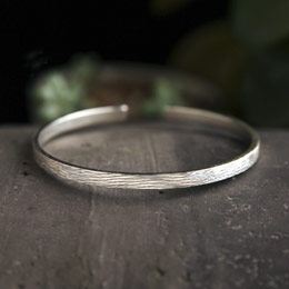 999 silver frosted bracelet