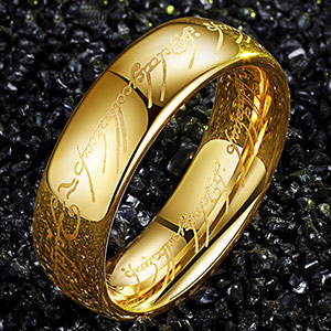 Lord of the Rings Tungsten Ring