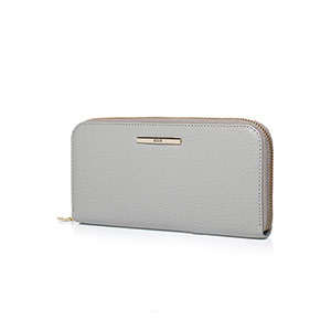 ELLE Women's Cowhide Zipper Wallet