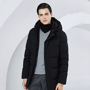 Bosideng men's mid-length down jacket