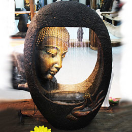 Floor Fountain Buddha Statue Ornaments
