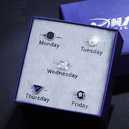 Men's One Week Earring Gift Box