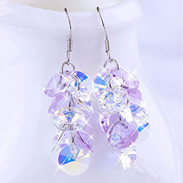 Crystal Tassel Sparkling Earrings
