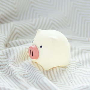 Cute Pig Sleeping Night Light