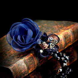 Romantic rose handmade hair accessories