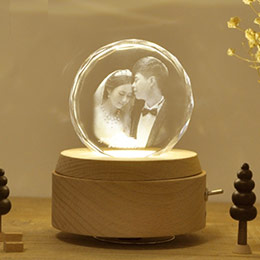 Customized photo 3d crystal ball
