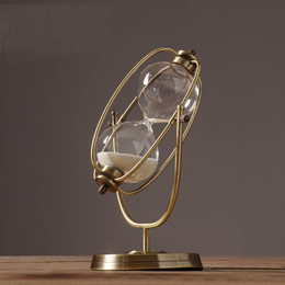 European style iron hourglass ornaments