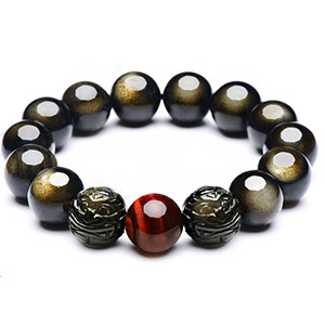 Men's Obsidian Pixiu Bracelet