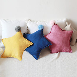 Macaron five-pointed star pillow