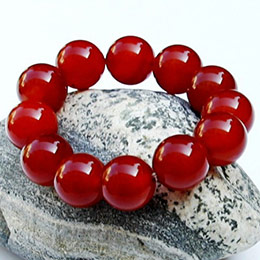 Red agate Pixiu ladies bracelet