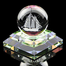 Crystal ornaments for cars