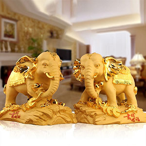 Elephant resin craft ornaments