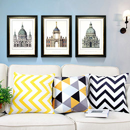 Nordic Colorful Geometric Pillow