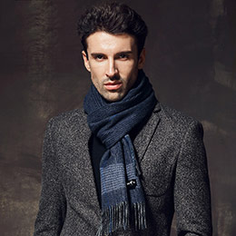 Men's Simple Wool Scarf