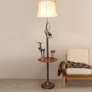 American style coffee table floor lamp