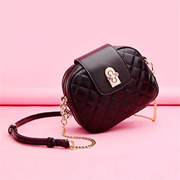 Internet celebrity stylish small black bag