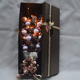 Brown Bear Cartoon Bouquet