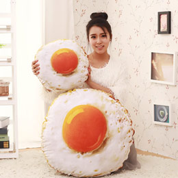 Simulation Fried Egg Cute Pillow