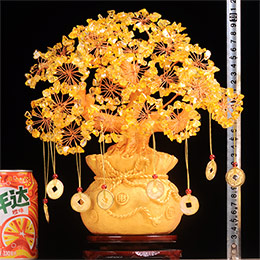 Citrine Fortune Tree Ornaments