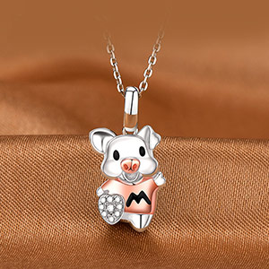 Cute Zodiac Pig Pendant