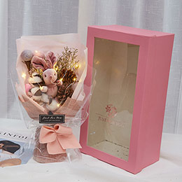 Preserved Flower Wishing Rabbit Bouquet