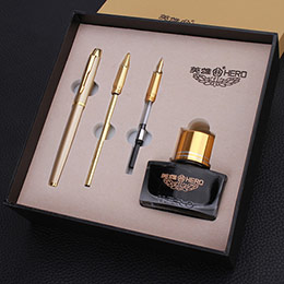 HERO fountain pen three-piece gift box