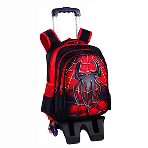 Spiderman trolley backpack