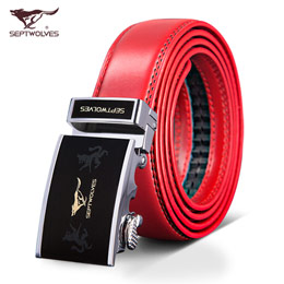 Septwolves genuine leather zodiac year belt
