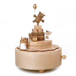jeancard wooden bear music box
