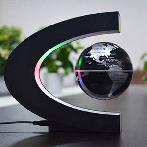 Magnetic levitation globe lamp