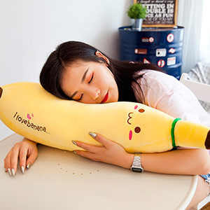 Large Simulated Banana Pillow