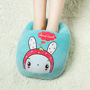 Super cute cartoon electric foot warmer