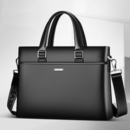 Septwolves business leather briefcase