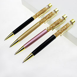 Transparent crystal ballpoint pen