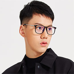 Fashionable radiation-proof and anti-fatigue glasses