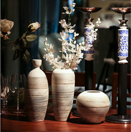 Jingdezhen handmade stoneware vase ornaments