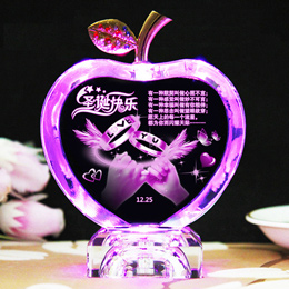 Crystal Apple Music Box