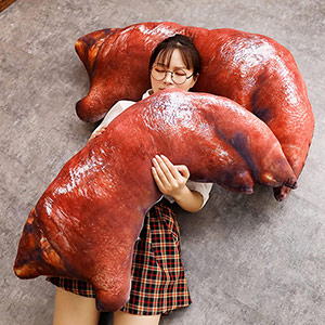 Braised pork trotters simulation pillow