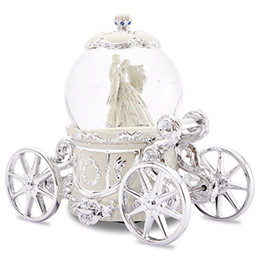 Snowflake Crystal Ball Music Box