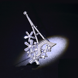 Eiffel Tower Brooch