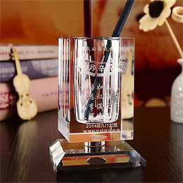 Thank you teacher crystal pen holder
