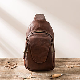 メンズハンドメイドメタルバッグ