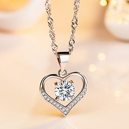Love at First Sight Heart Necklace
