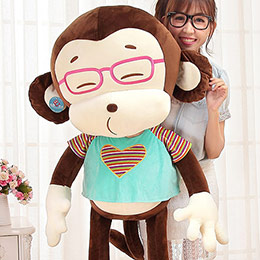 Cute Musical Monkey Doll