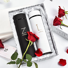 Name customized couple thermos cup