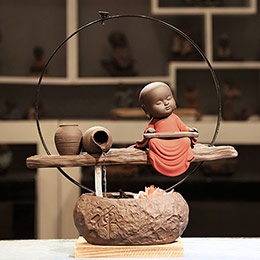 Little monk Zen ornaments