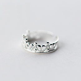 Princess Crown Open Ring